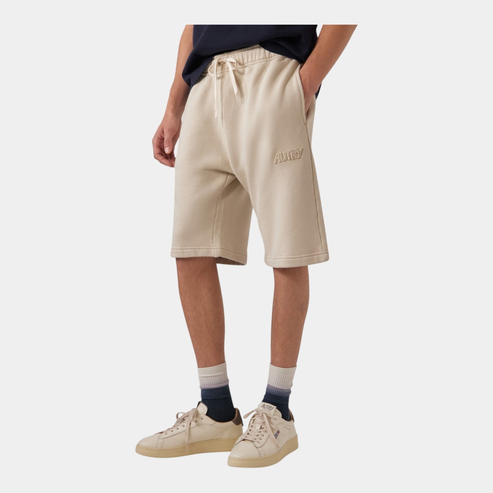 AUTRY Autry Shorts in felpa con logo - Panna - Hubert Humangoods