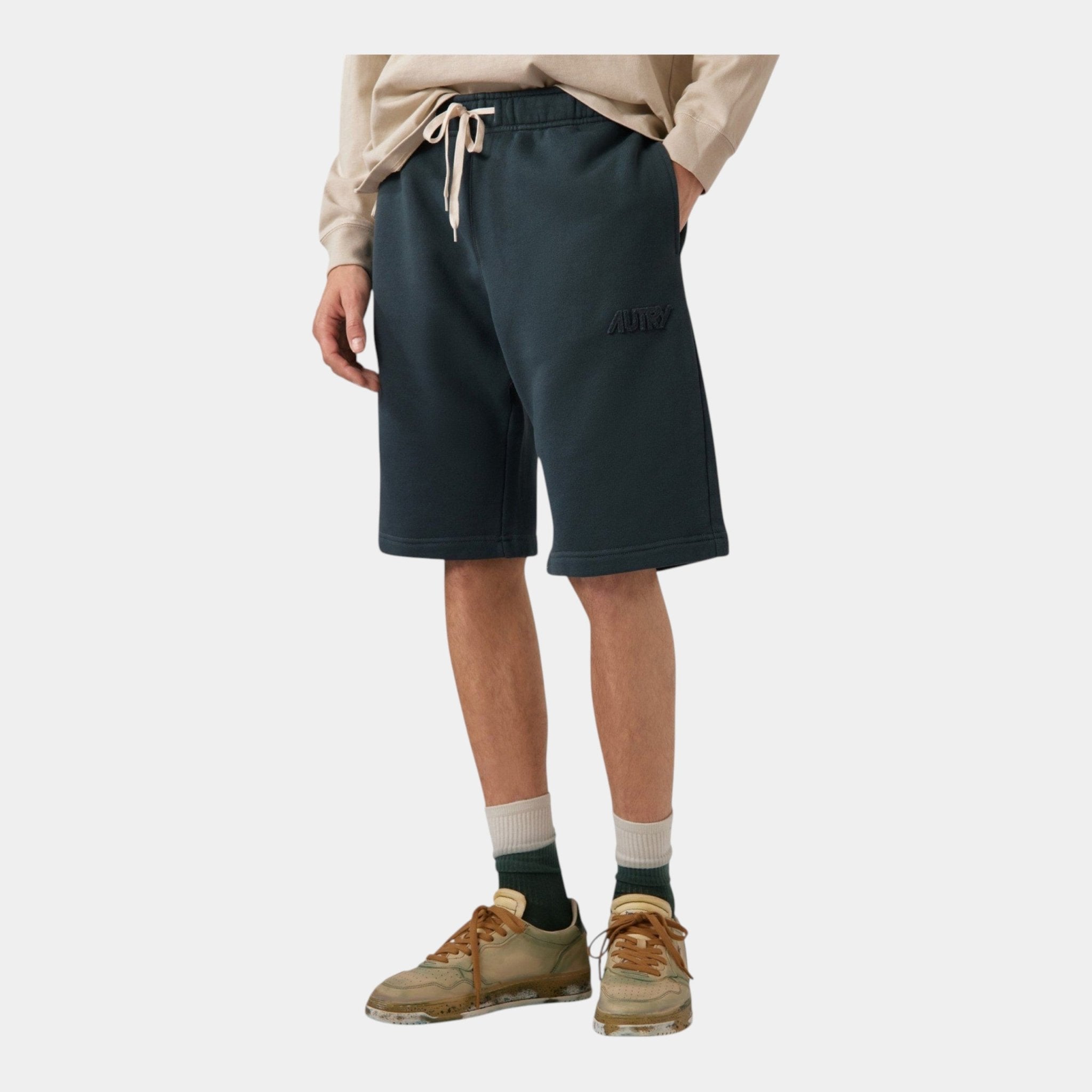 AUTRY Autry Shorts in felpa con logo - Verde - Hubert Humangoods