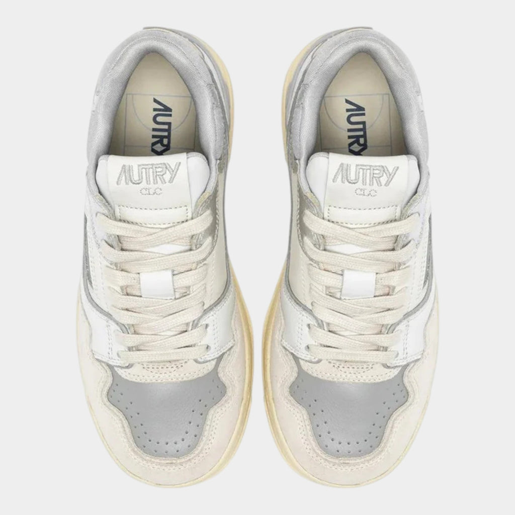 AUTRY - Autry Sneakers Clc - Bianco Argento/4 - Hubert Humangoods