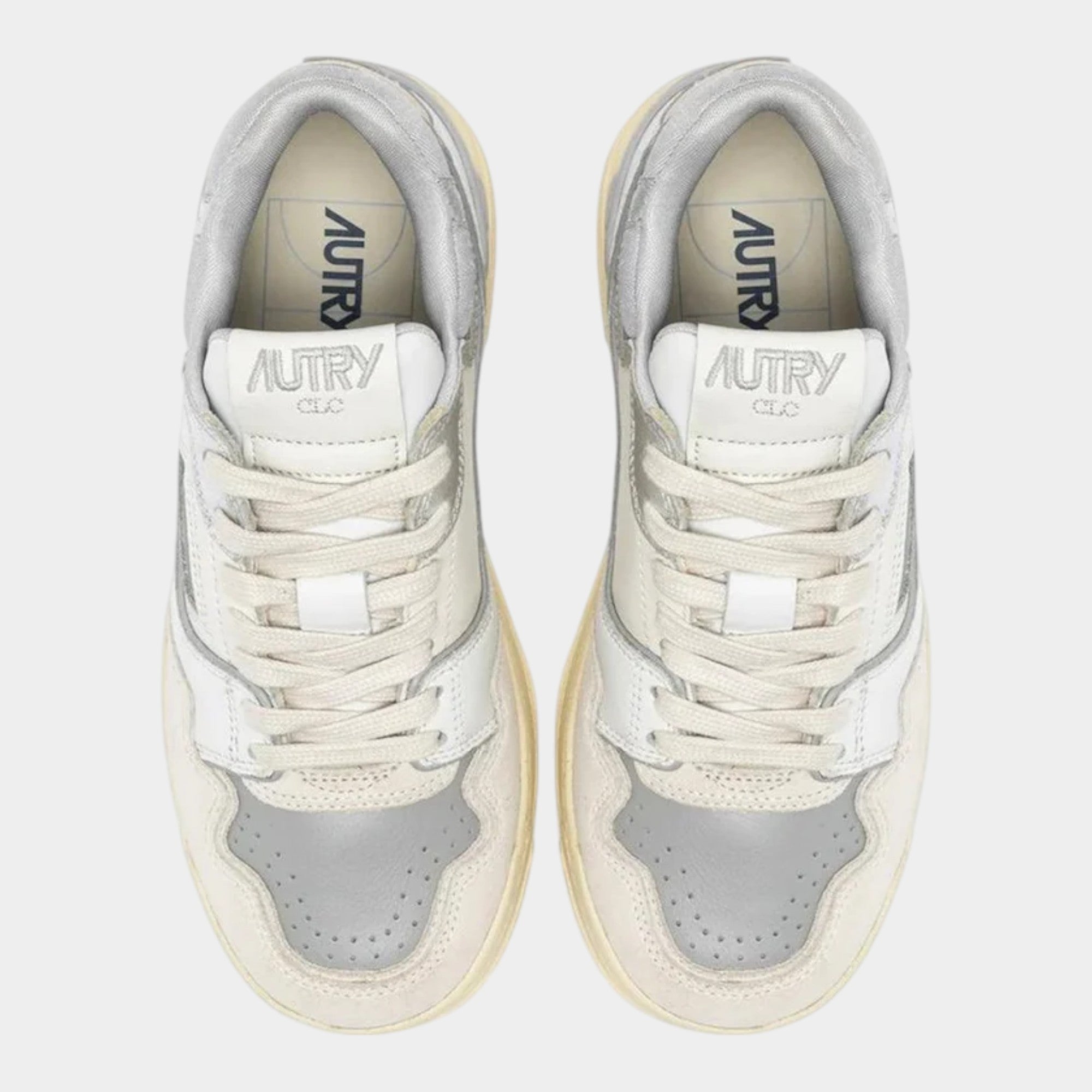 AUTRY - Autry Sneakers Clc - Bianco Argento/4 - Hubert Humangoods