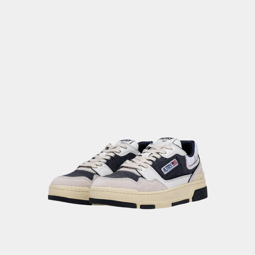 AUTRY Autry Sneakers Clc in pelle e suede - Bianco/Blu - Hubert Humangoods