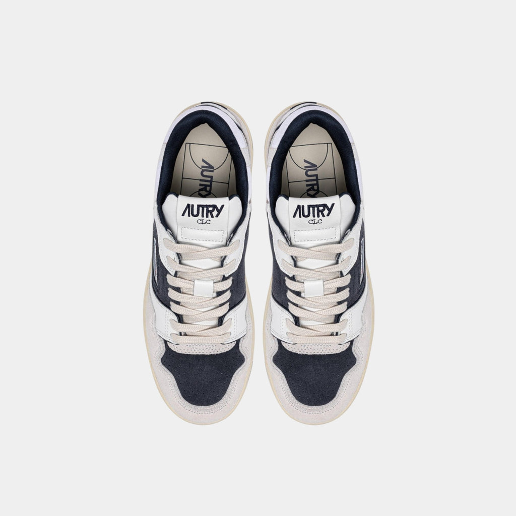 AUTRY Autry Sneakers Clc in pelle e suede - Bianco/Blu - Hubert Humangoods