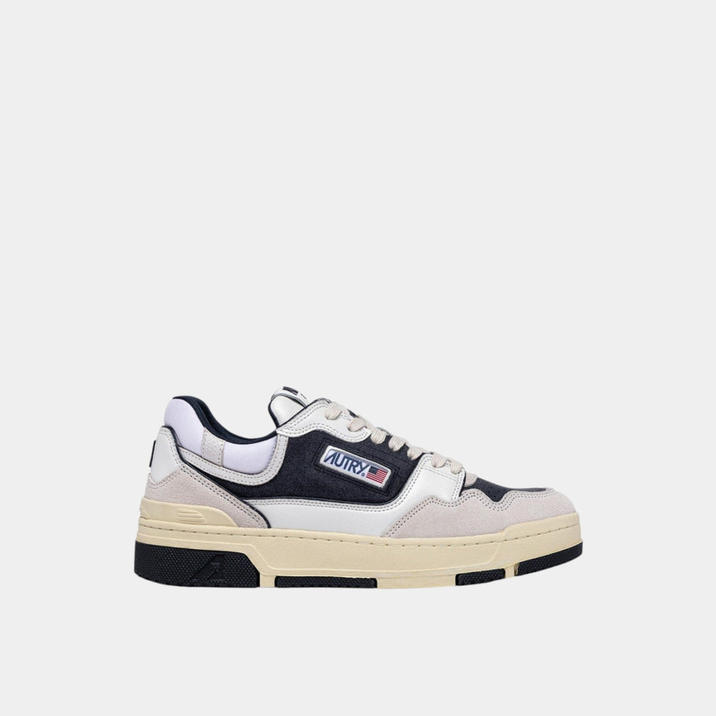 AUTRY Autry Sneakers Clc in pelle e suede - Bianco/Blu - Hubert Humangoods