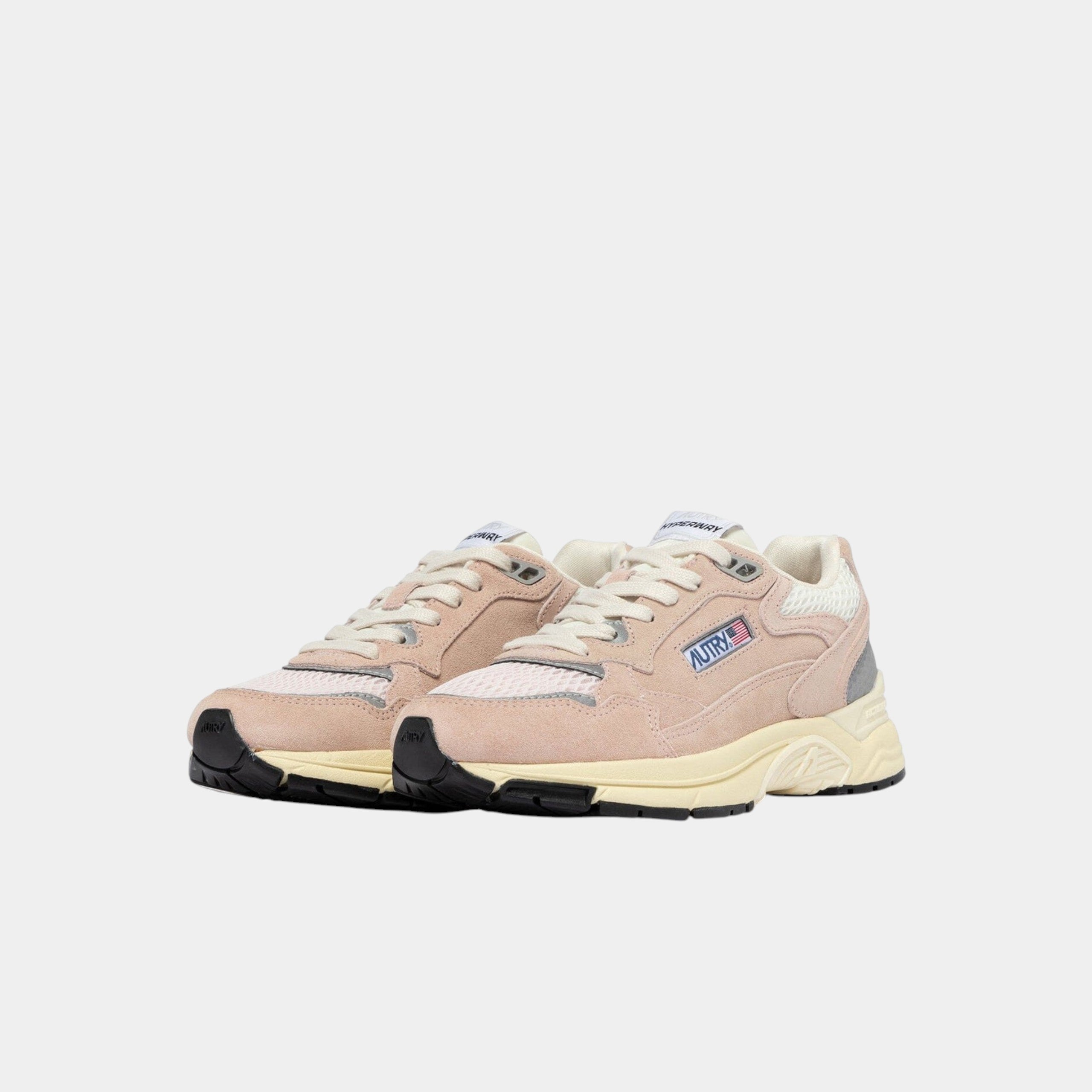 AUTRY - Autry Sneakers Hyperway in mesh e suede - Rosa chiaro/2 - Hubert Humangoods