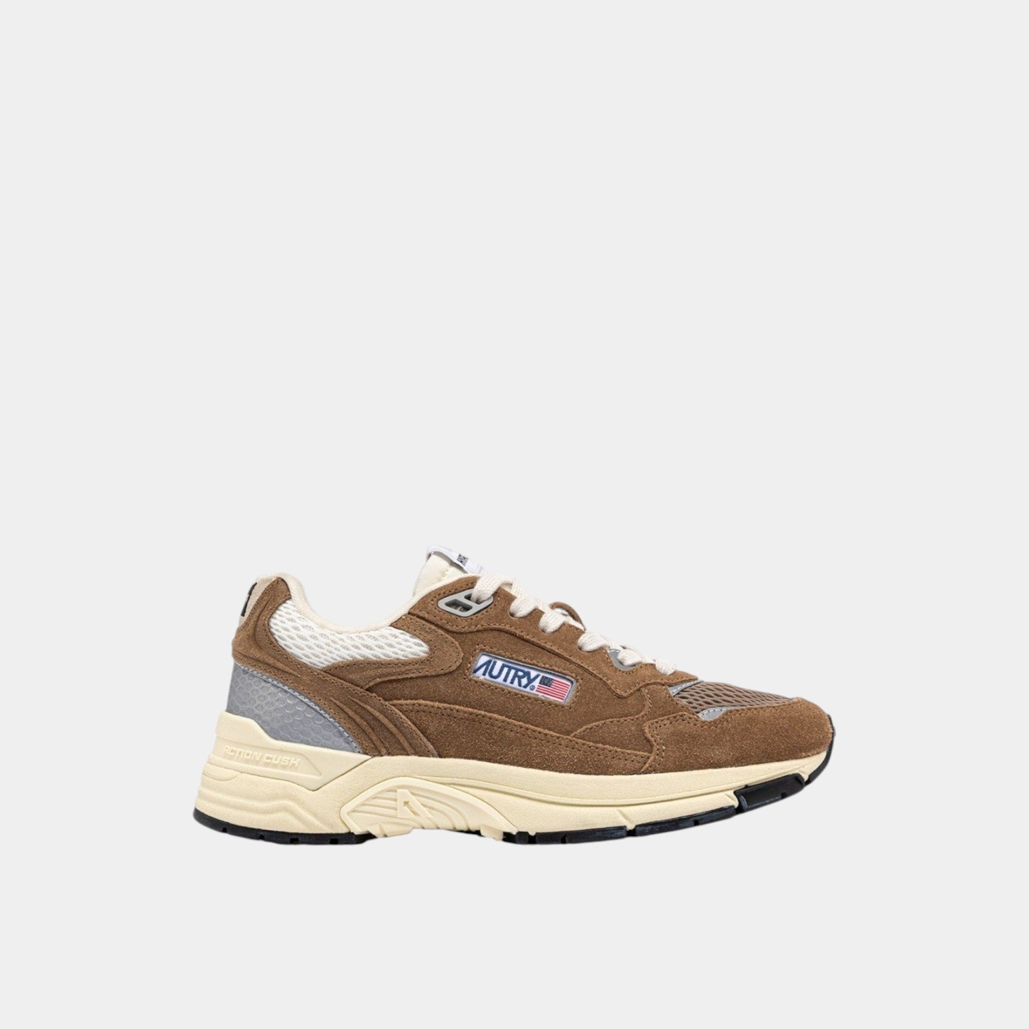 AUTRY Autry Sneakers Hyperway in mesh e suede - Tabacco - Hubert Humangoods