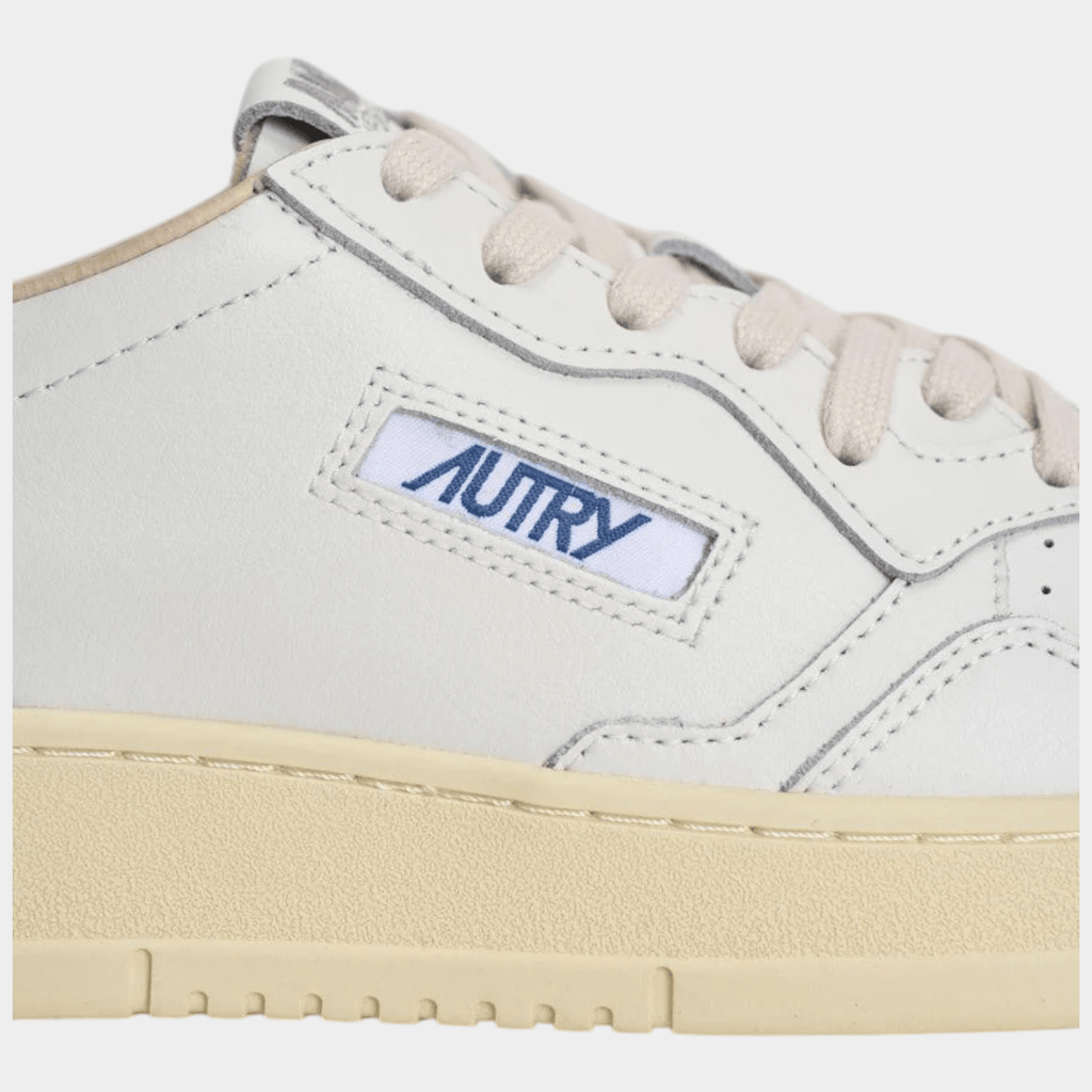 AUTRY - Autry Sneakers Medalist A in pelle - Bianco e Blu/9 - Hubert Humangoods