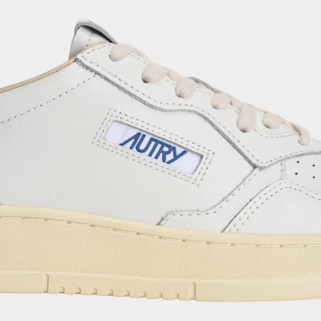 AUTRY - Autry Sneakers Medalist A in pelle - Bianco e Rosso/7 - Hubert Humangoods