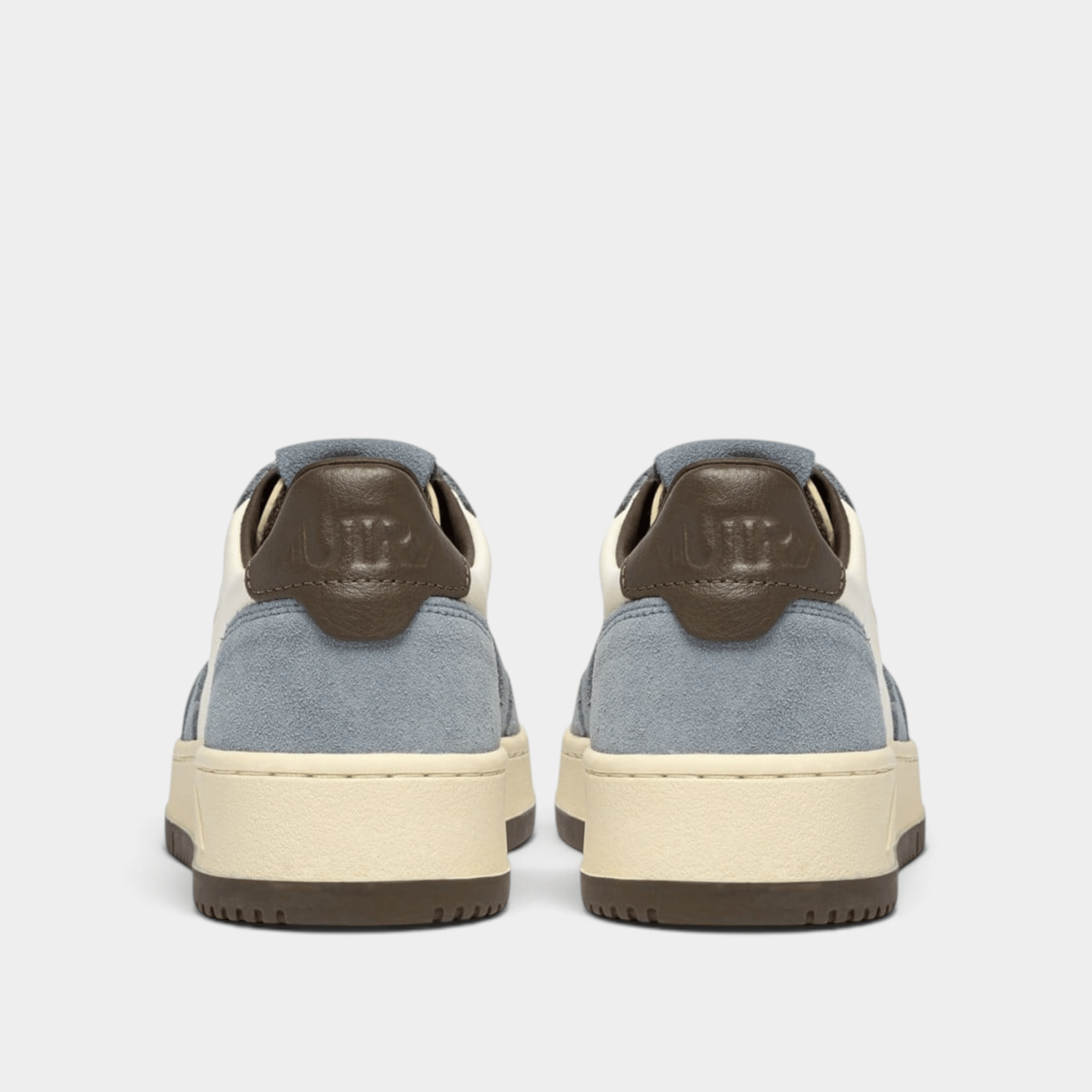 AUTRY - Autry Sneakers Medalist Bicolor in pelle e suede - Azzurro e Marrone/3 - Hubert Humangoods