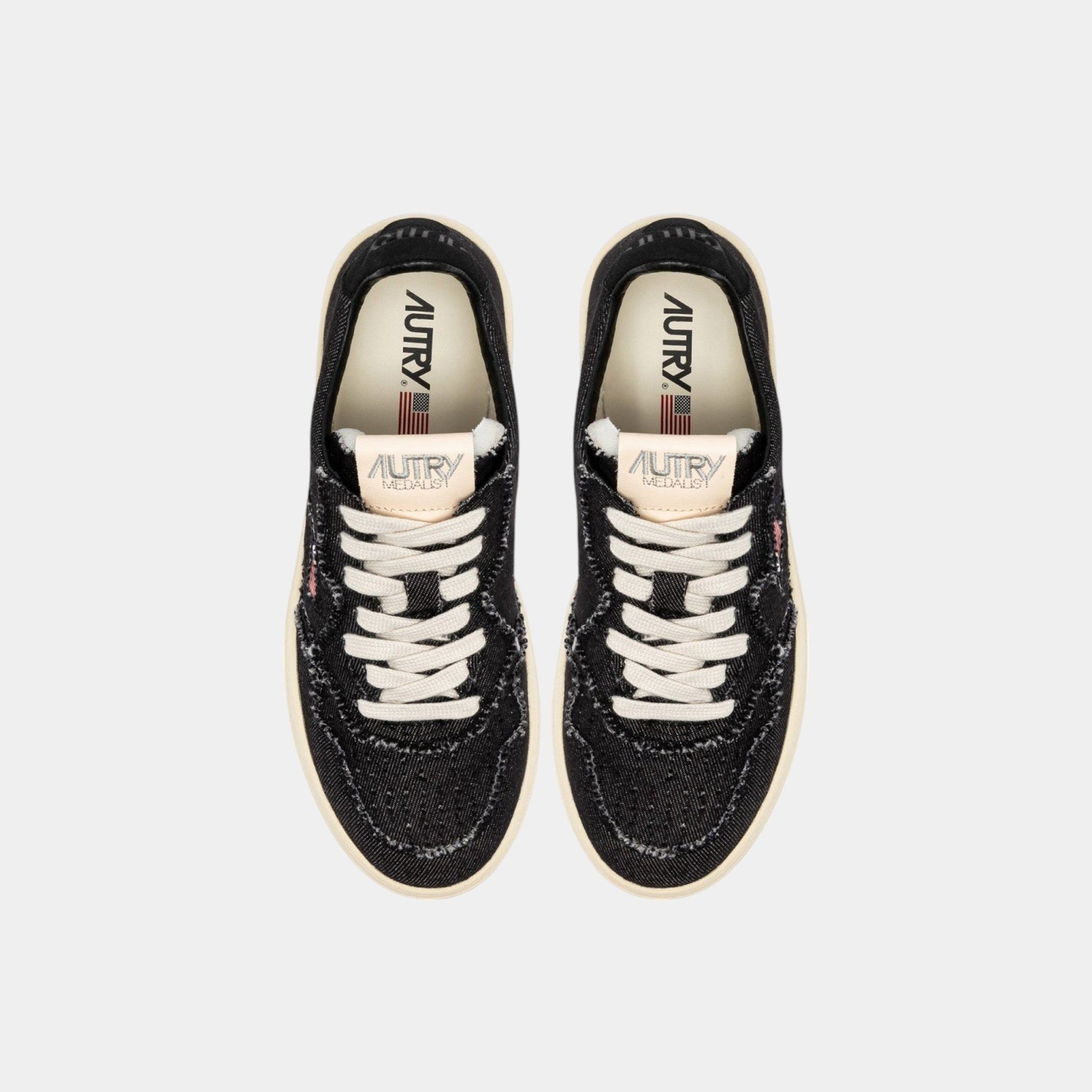 AUTRY Autry Sneakers Medalist in Denim - Nero - Hubert Humangoods