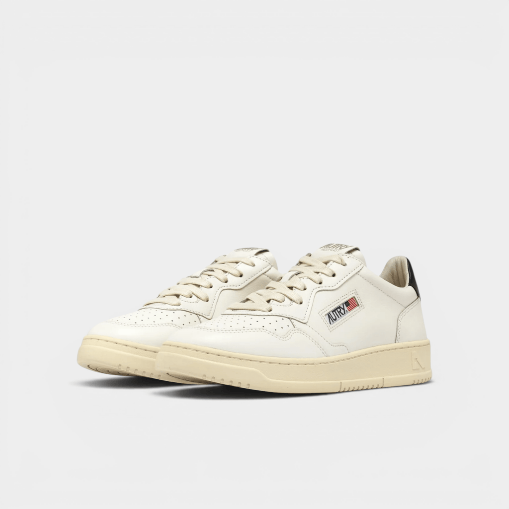AUTRY - Autry Sneakers Medalist in pelle - Bianco e Blu/2 - Hubert Humangoods