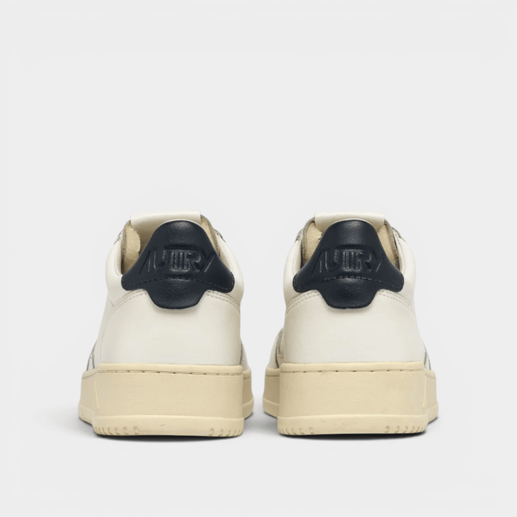 AUTRY - Autry Sneakers Medalist in pelle - Bianco e Blu/3 - Hubert Humangoods