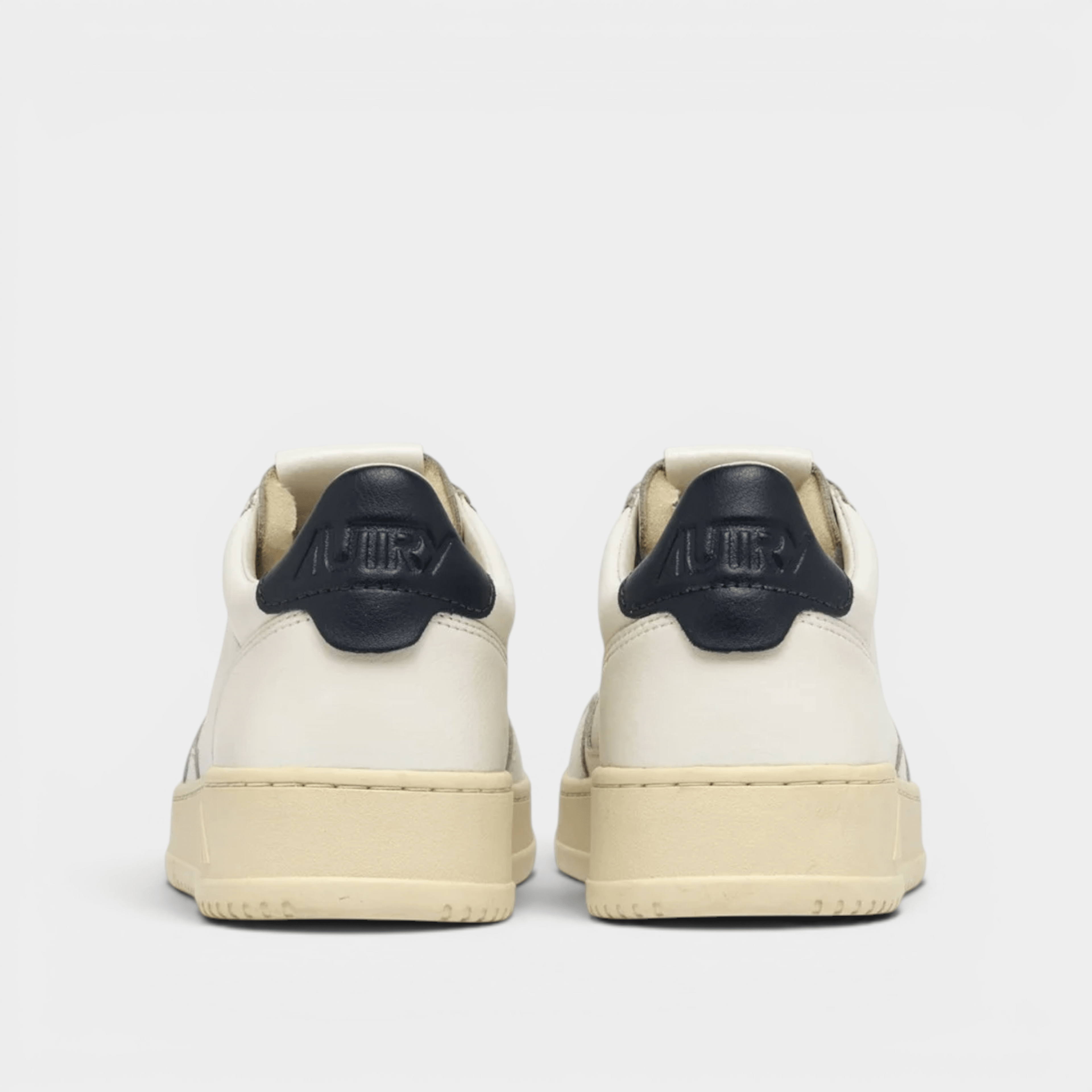 AUTRY - Autry Sneakers Medalist in pelle - Bianco e Blu/3 - Hubert Humangoods