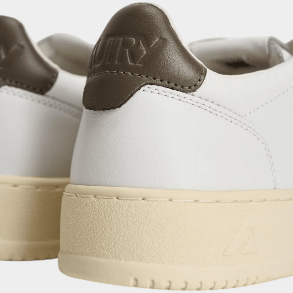 AUTRY - Autry Sneakers Medalist in pelle - Bianco e Marrone/7 - Hubert Humangoods