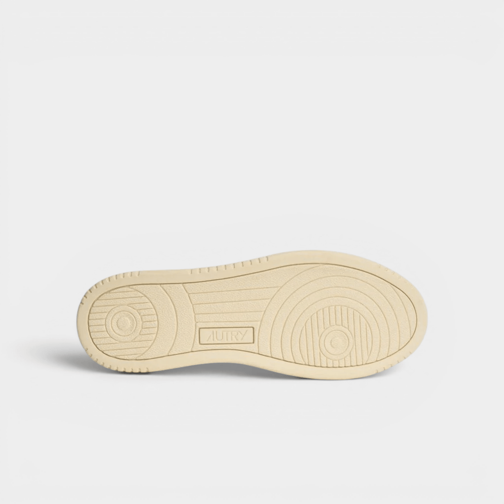 AUTRY - Autry Sneakers Medalist in pelle - Bianco e Marrone/5 - Hubert Humangoods