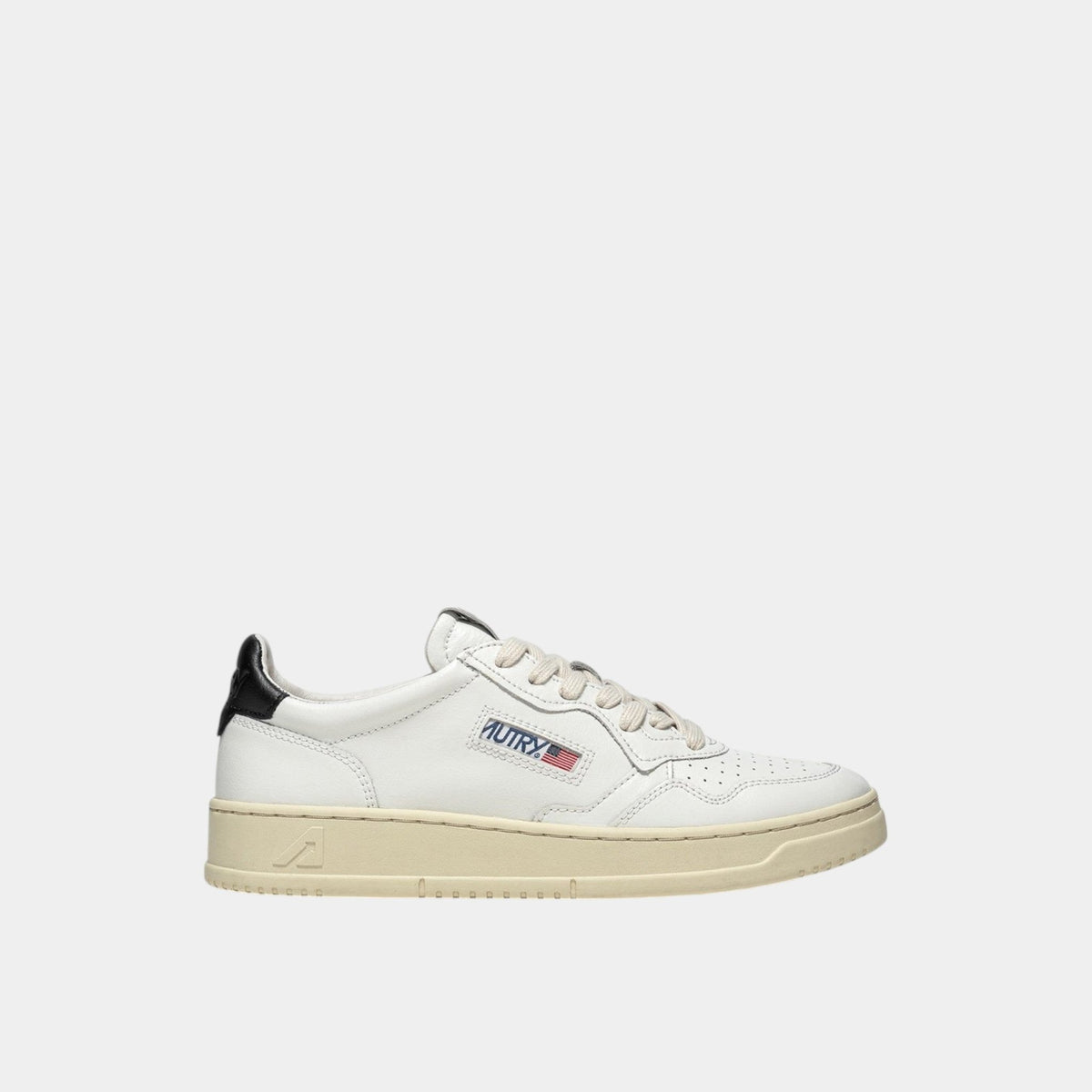 AUTRY - Autry Sneakers Medalist in pelle - Bianco/Nero/1 - Hubert Humangoods