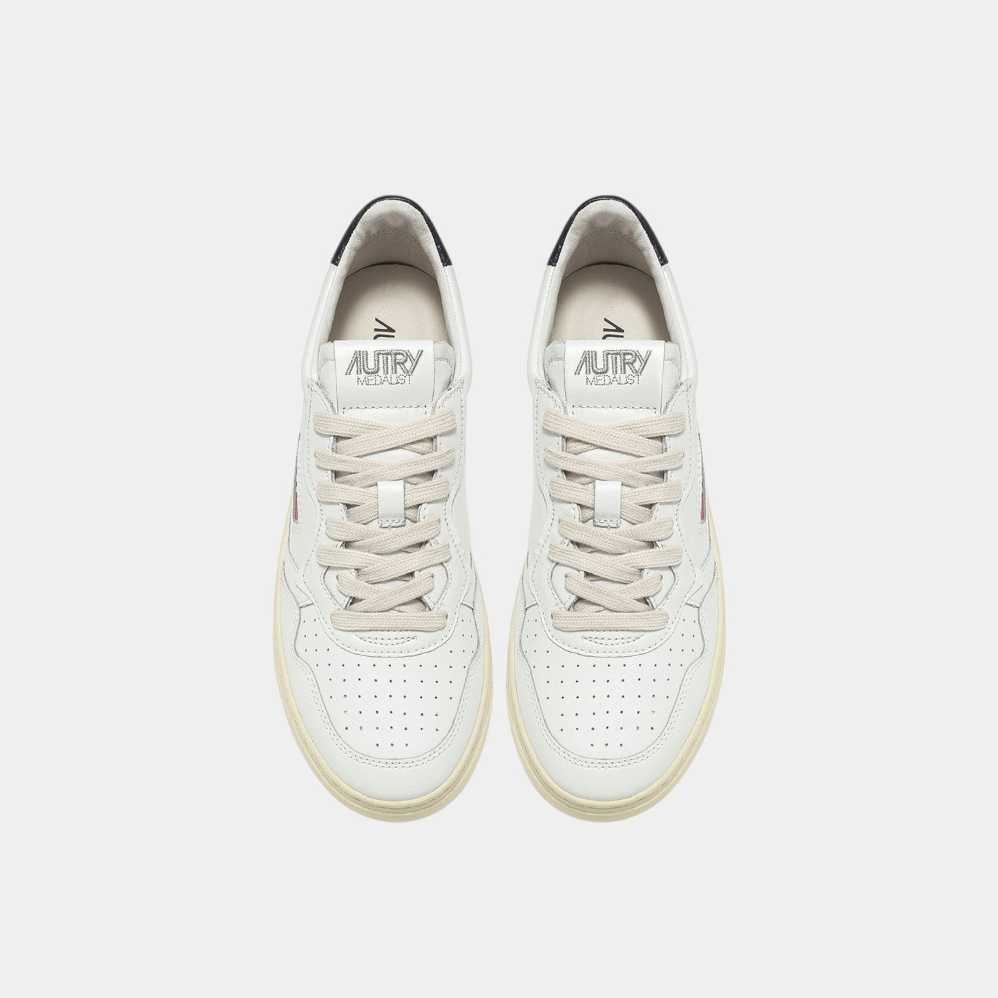 AUTRY Autry Sneakers Medalist in pelle - Bianco/Nero - Hubert Humangoods