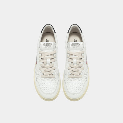 AUTRY Autry Sneakers Medalist in pelle - Bianco/Nero - Hubert Humangoods