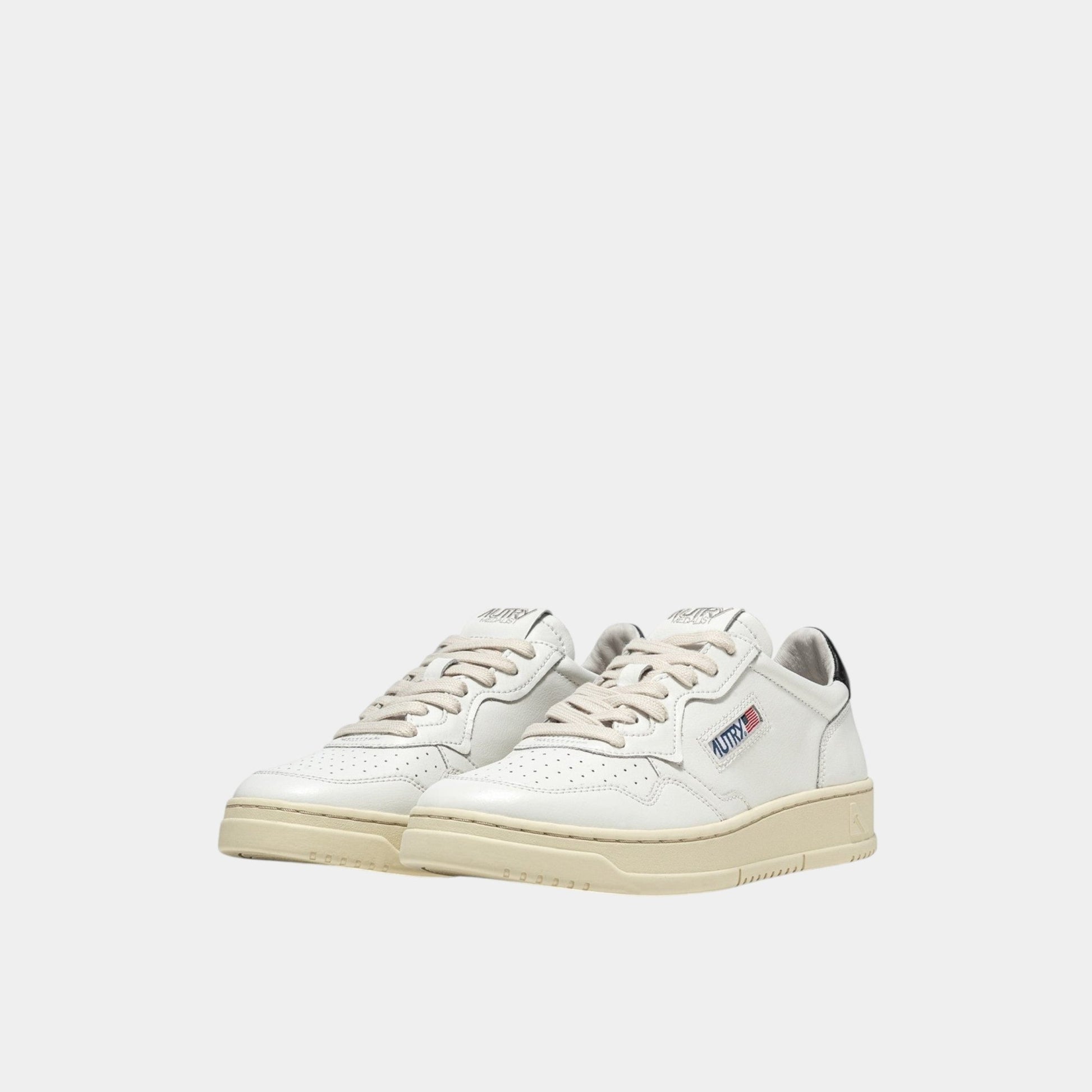 AUTRY Autry Sneakers Medalist in pelle - Bianco/Nero - Hubert Humangoods