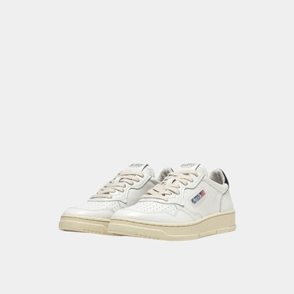 AUTRY Autry Sneakers Medalist in pelle - Bianco/Nero - Hubert Humangoods