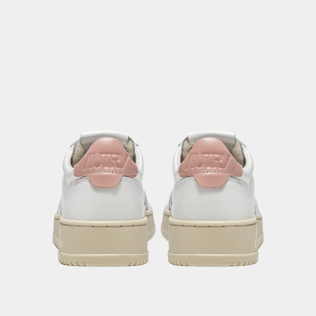 AUTRY Autry Sneakers Medalist in pelle - Bianco/Rosa - Hubert Humangoods