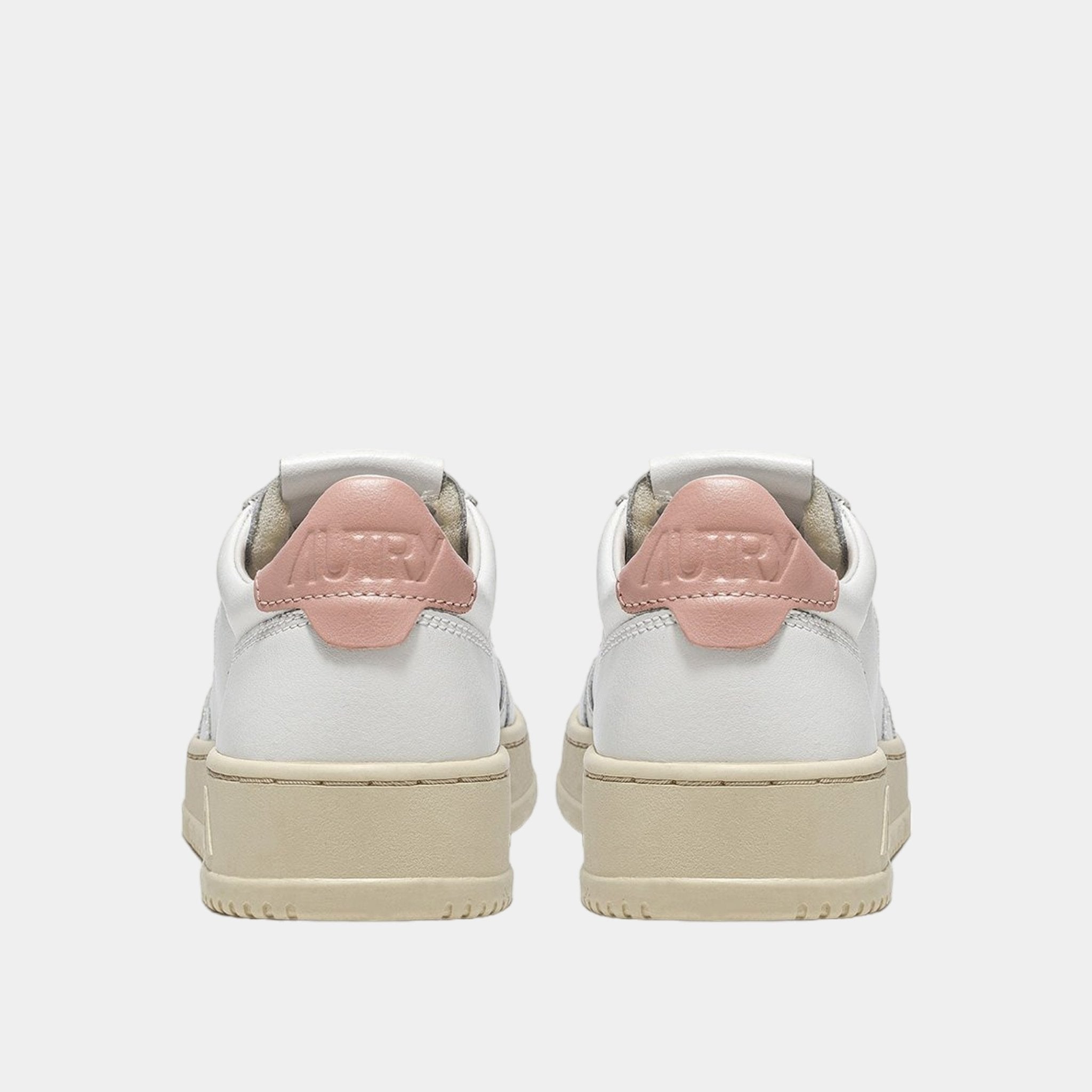 AUTRY Autry Sneakers Medalist in pelle - Bianco/Rosa - Hubert Humangoods