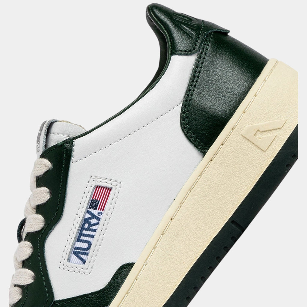 AUTRY Autry Sneakers Medalist in pelle - Bianco/Verde - Hubert Humangoods