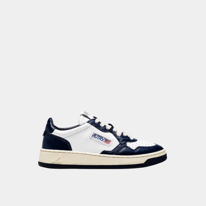 AUTRY Autry Sneakers Medalist in pelle bicolor - Bianco/Blu - Hubert Humangoods