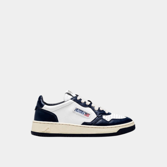 AUTRY Autry Sneakers Medalist in pelle bicolor - Bianco/Blu - Hubert Humangoods