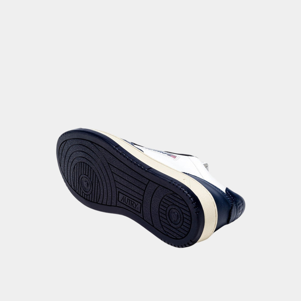 AUTRY Autry Sneakers Medalist in pelle bicolor - Bianco/Blu - Hubert Humangoods
