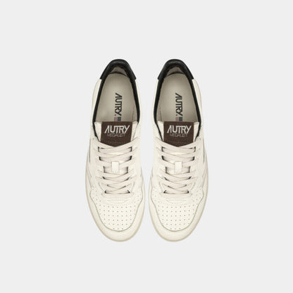 AUTRY Autry Sneakers Medalist in pelle con dettagli - Bianco/Nero - Hubert Humangoods