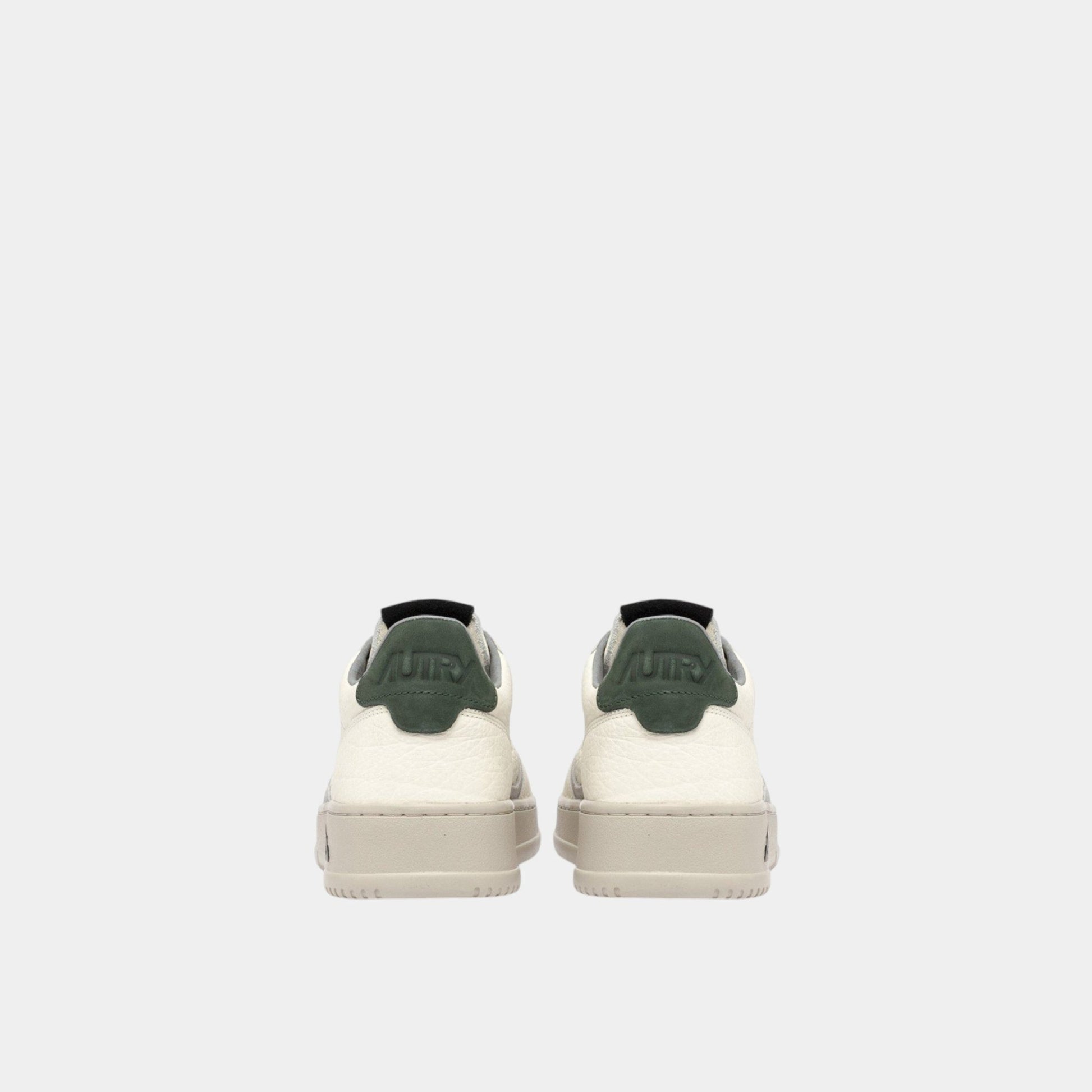 AUTRY Autry Sneakers Medalist in pelle con dettagli - Bianco/Verde - Hubert Humangoods