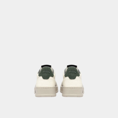 AUTRY Autry Sneakers Medalist in pelle con dettagli - Bianco/Verde - Hubert Humangoods