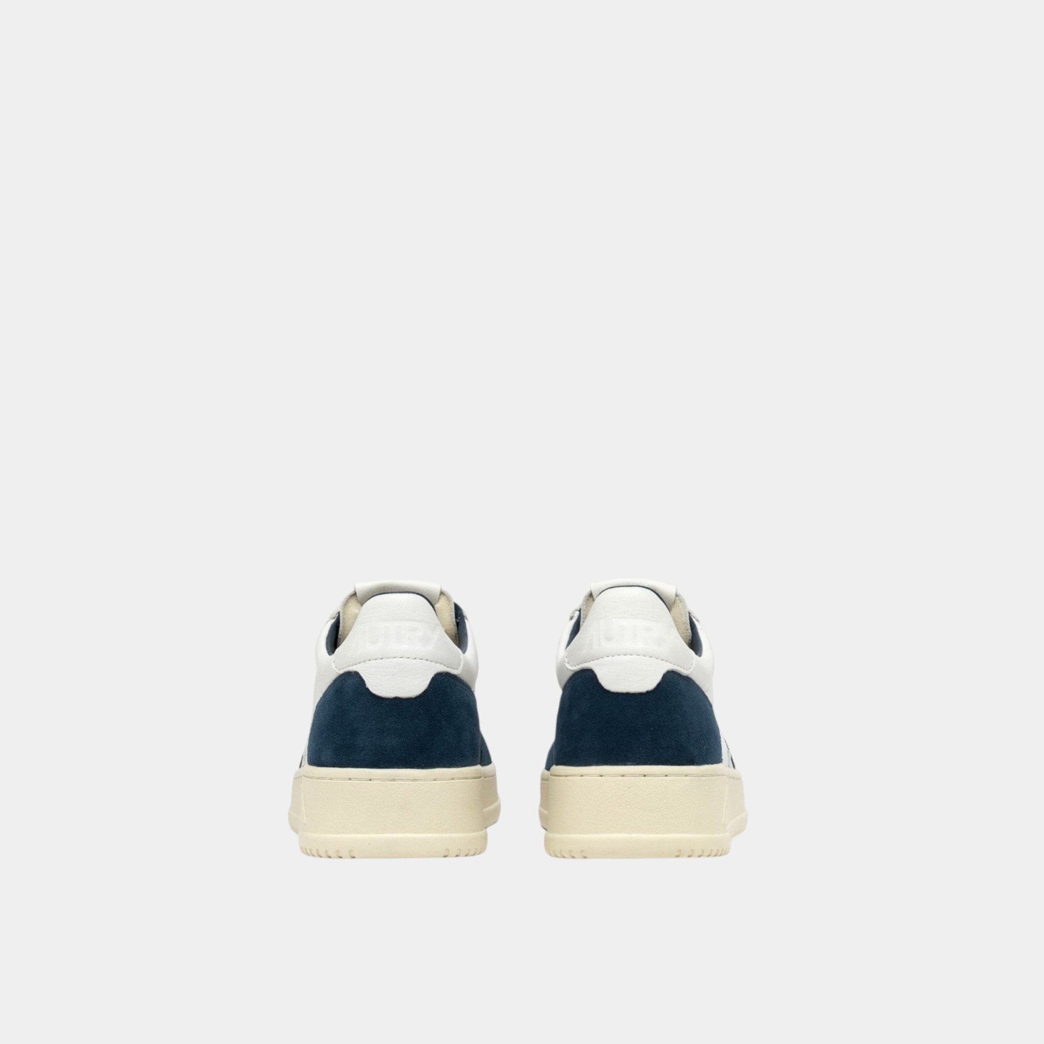AUTRY Autry Sneakers Medalist in pelle di capra e suede - Bianco/Blu - Hubert Humangoods