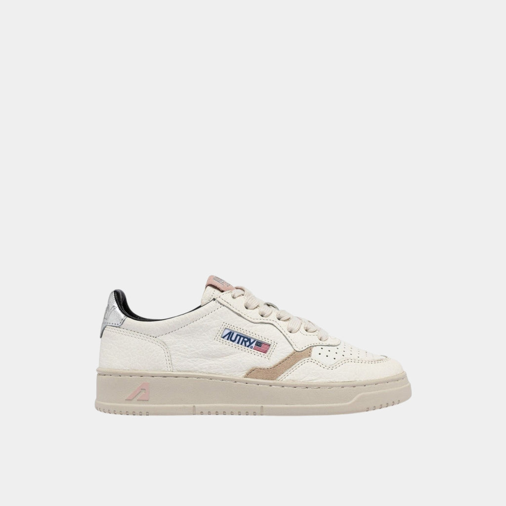 AUTRY Autry Sneakers Medalist in pelle e dettagli - Bianco/Rosa - Hubert Humangoods
