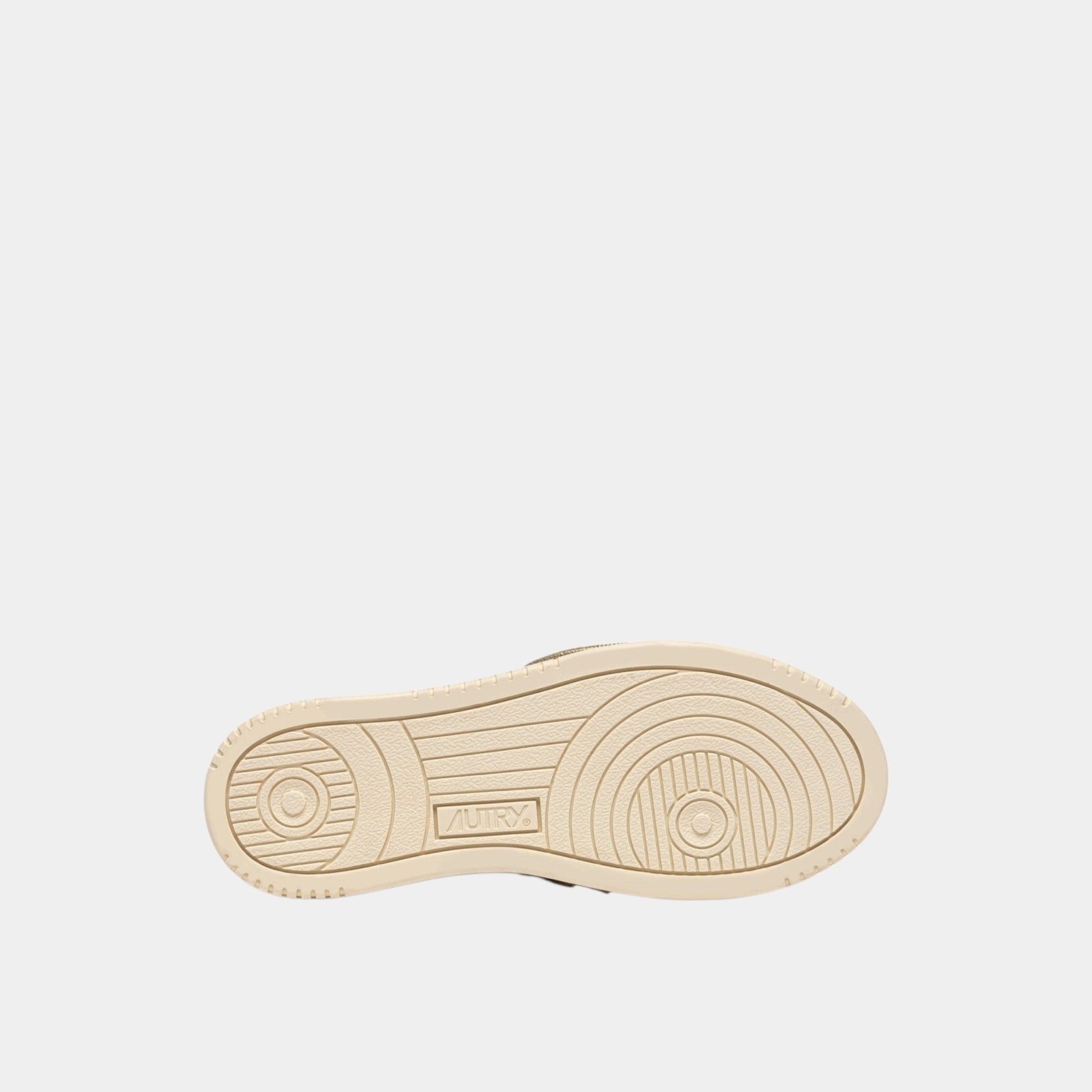 AUTRY Autry Sneakers Medalist in pelle e dettagli Lurex - Bianco - Hubert Humangoods