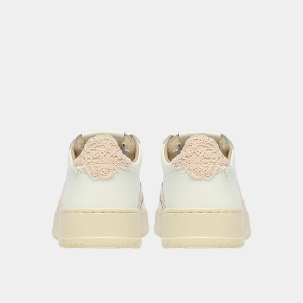 AUTRY - Autry Sneakers Medalist in pelle e Macramè - Bianco/Naturale/3 - Hubert Humangoods