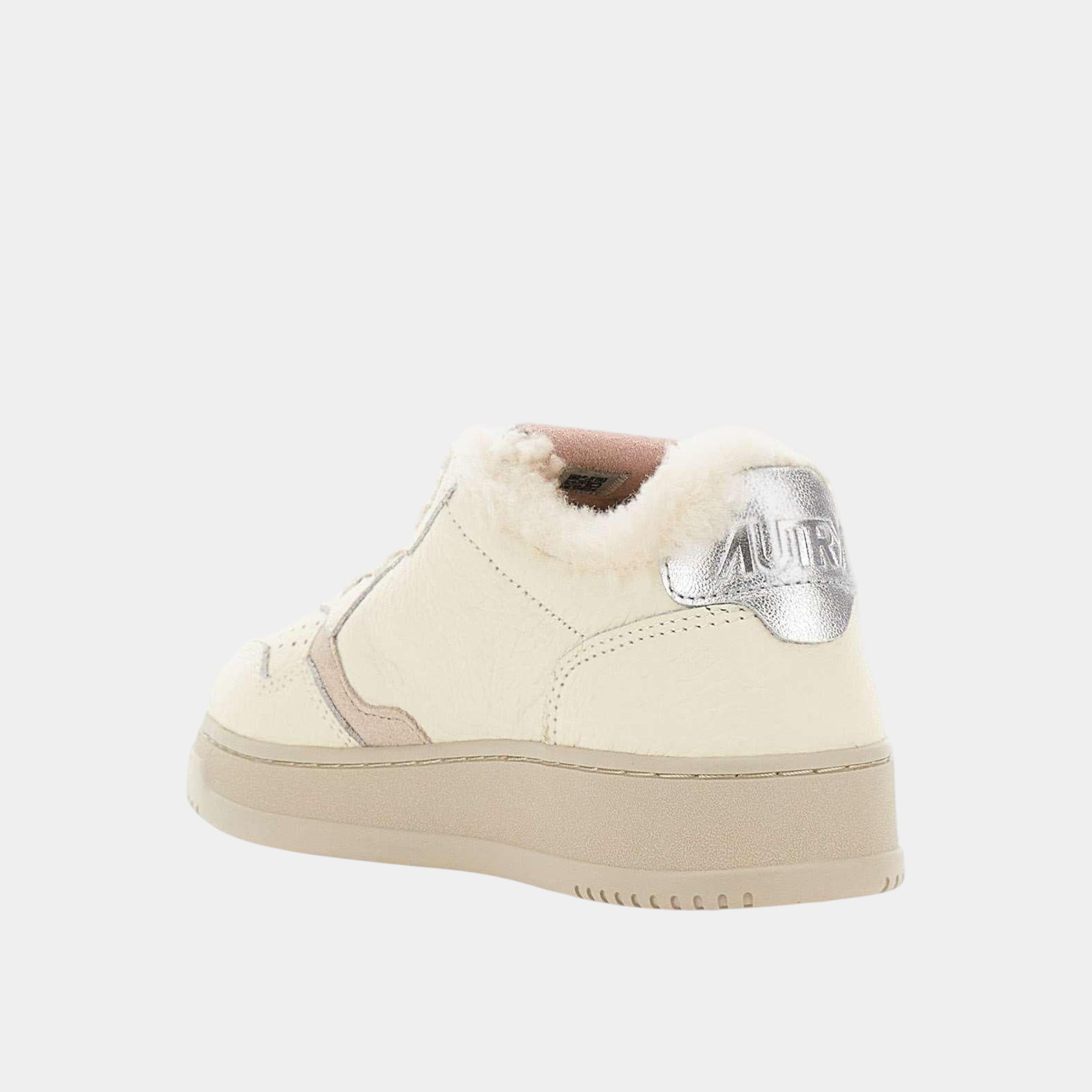 AUTRY - Autry Sneakers Medalist in pelle e pelliccia - Bianco/Rosa/6 - Hubert Humangoods