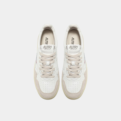 AUTRY Autry Sneakers Medalist in pelle e sude - Bianco/Bianco - Hubert Humangoods