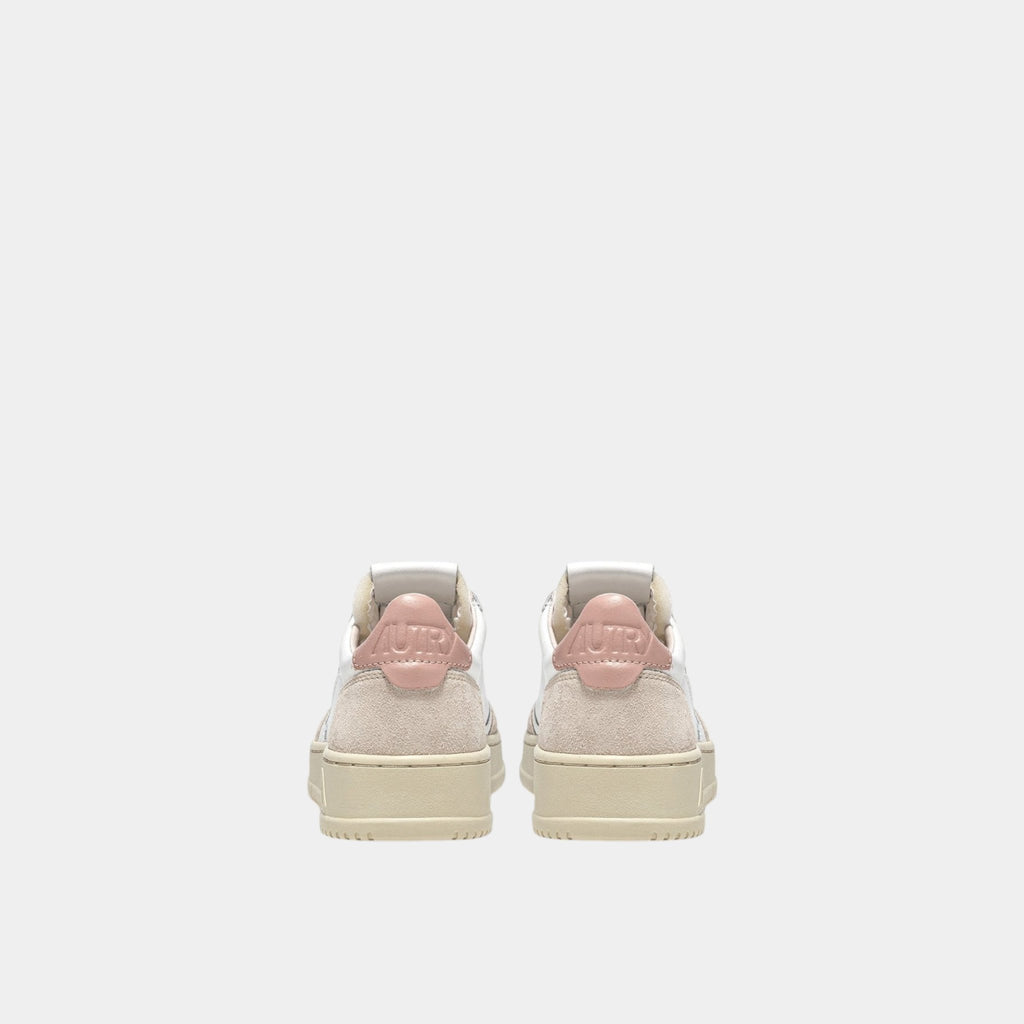 AUTRY Autry Sneakers Medalist in pelle e sude - Bianco/Rosa - Hubert Humangoods