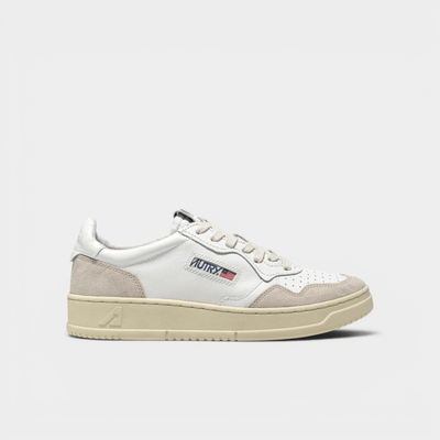 Autry Sneakers Medalist in pelle e suede - Bianco