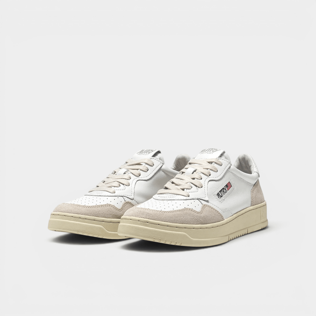 AUTRY - Autry Sneakers Medalist in pelle e suede - Bianco/2 - Hubert Humangoods