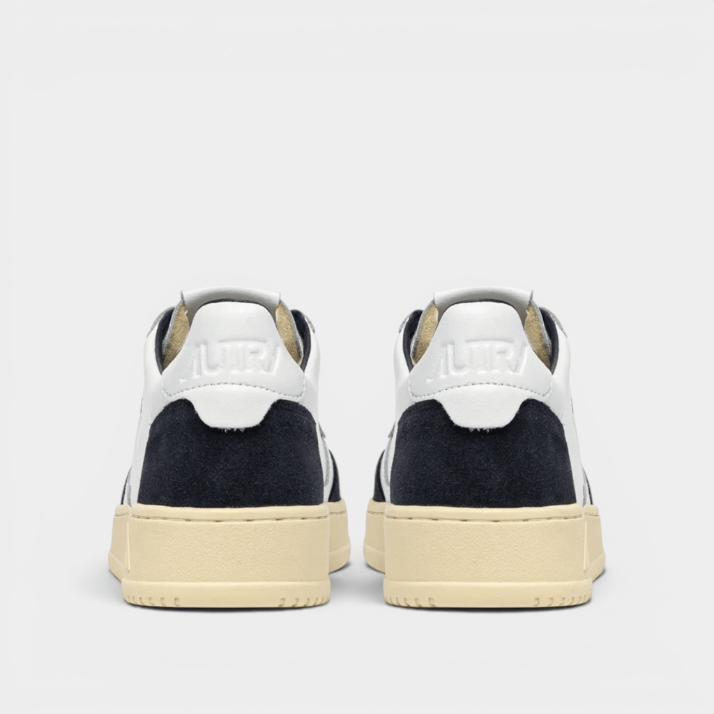 AUTRY - Autry Sneakers Medalist in pelle e suede - Bianco e Blu/4 - Hubert Humangoods