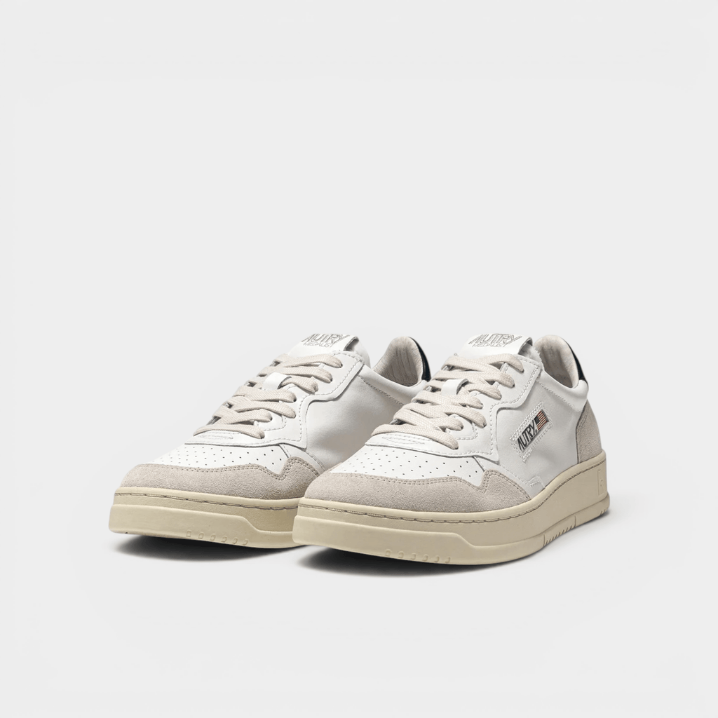 AUTRY - Autry Sneakers Medalist in pelle e suede - Bianco/Blu/2 - Hubert Humangoods