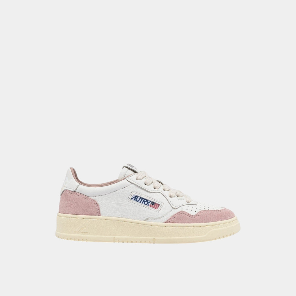 AUTRY Autry Sneakers Medalist in pelle e suede - Bianco/rosa - Hubert Humangoods