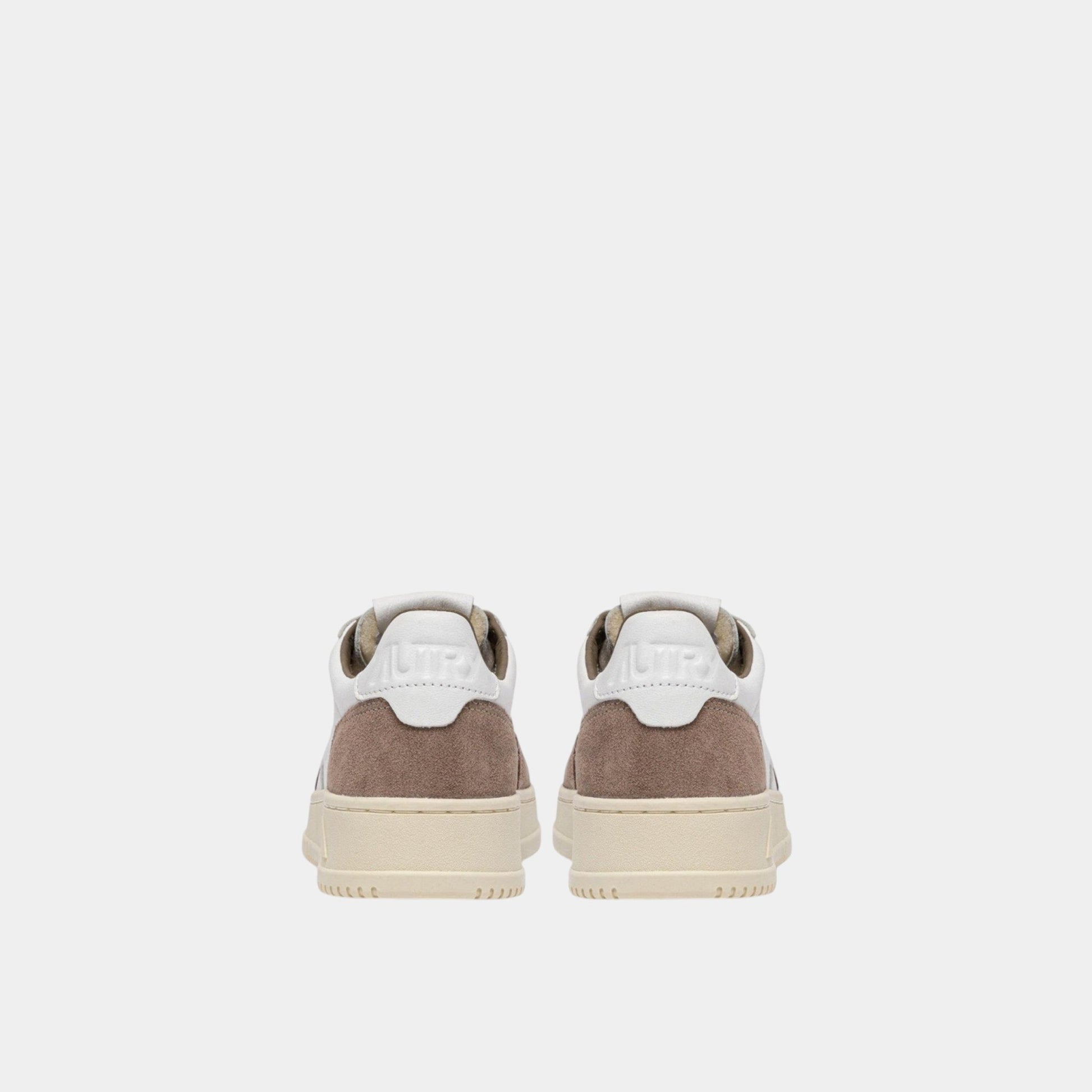 AUTRY Autry Sneakers Medalist in pelle e suede - Bianco/Tabacco - Hubert Humangoods