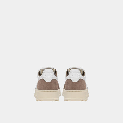 AUTRY Autry Sneakers Medalist in pelle e suede - Bianco/Tabacco - Hubert Humangoods