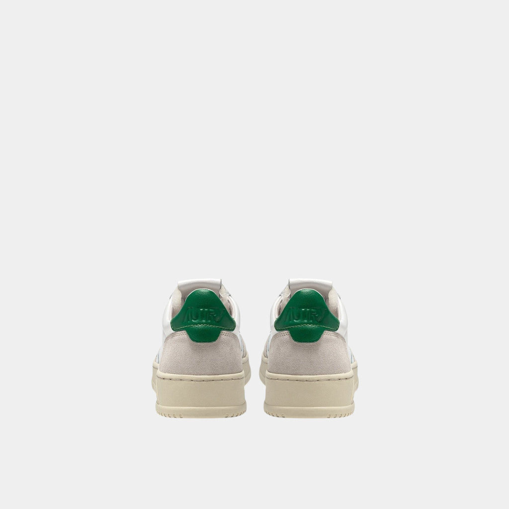 AUTRY Autry Sneakers Medalist in pelle e suede - Bianco/Verde - Hubert Humangoods