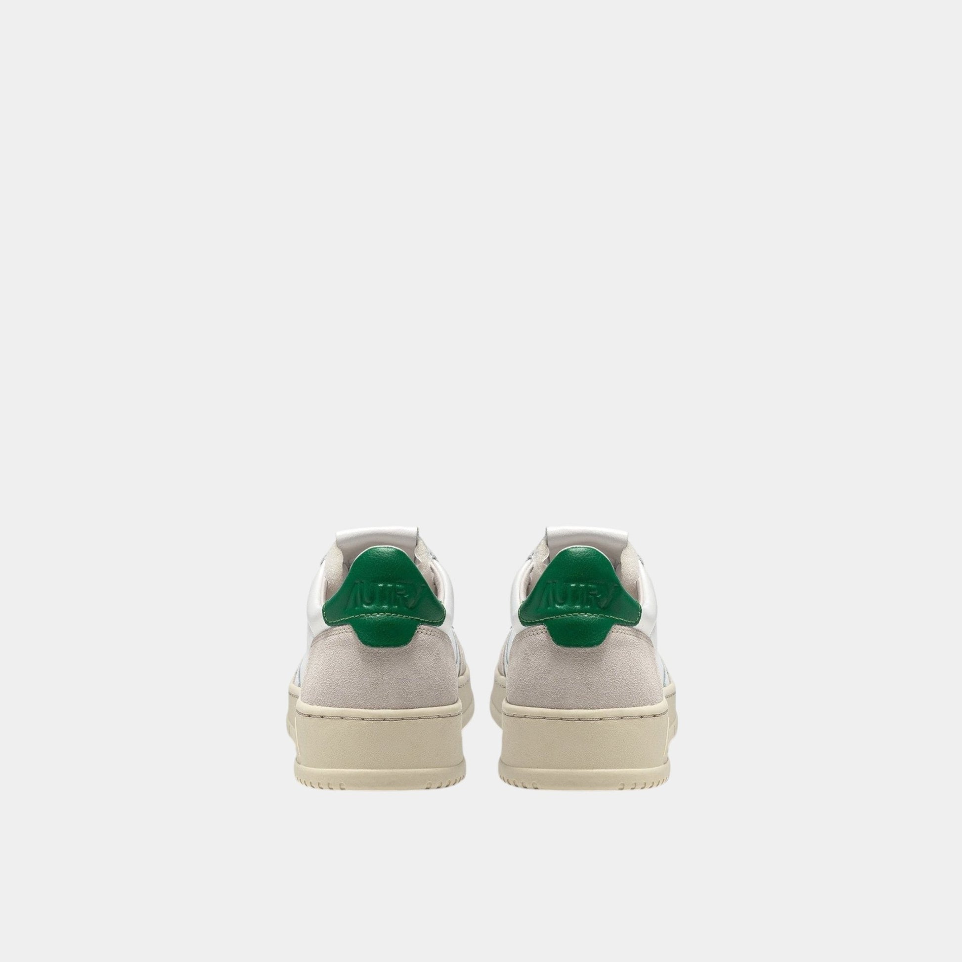 AUTRY Autry Sneakers Medalist in pelle e suede - Bianco/Verde - Hubert Humangoods
