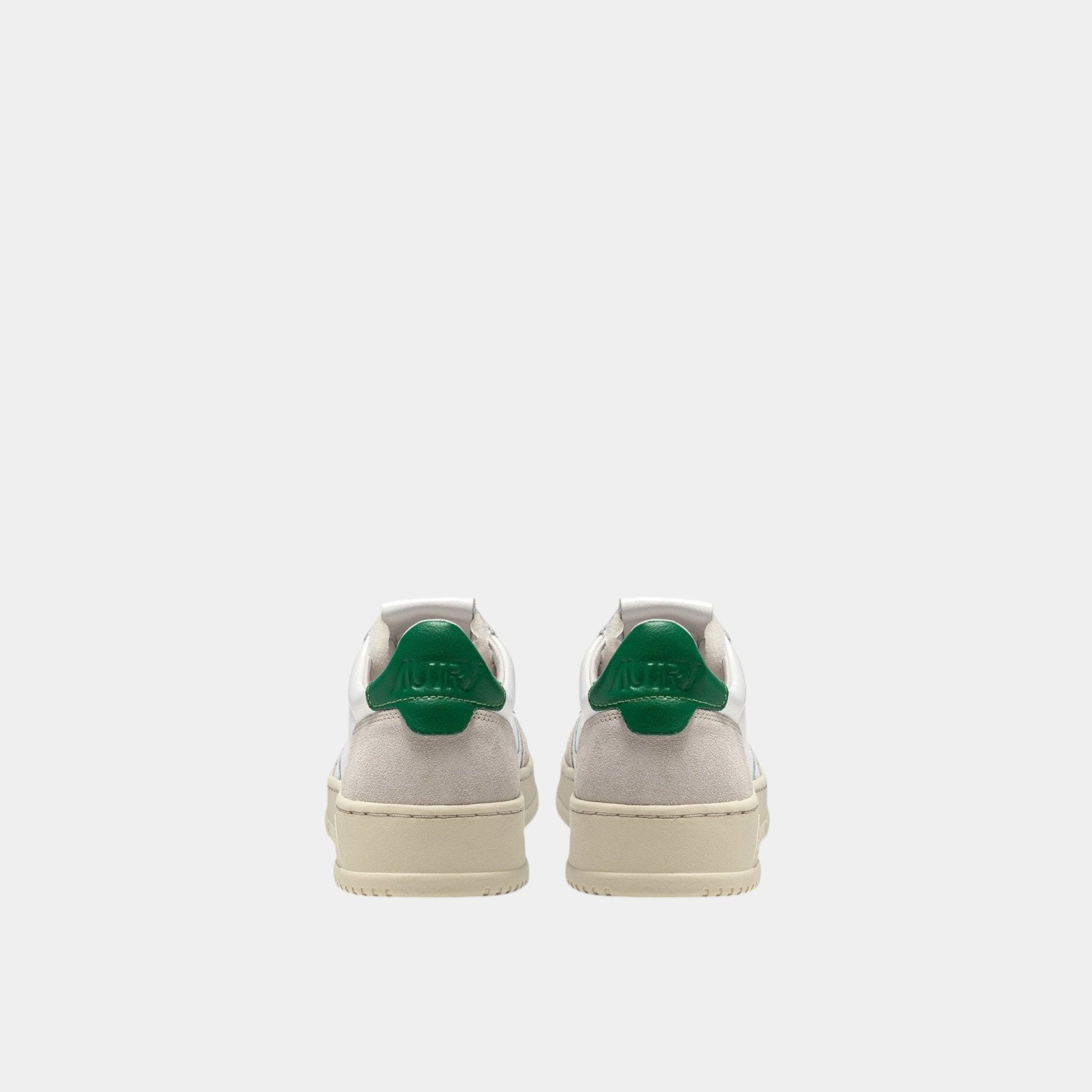 AUTRY Autry Sneakers Medalist in pelle e suede - Bianco/Verde - Hubert Humangoods