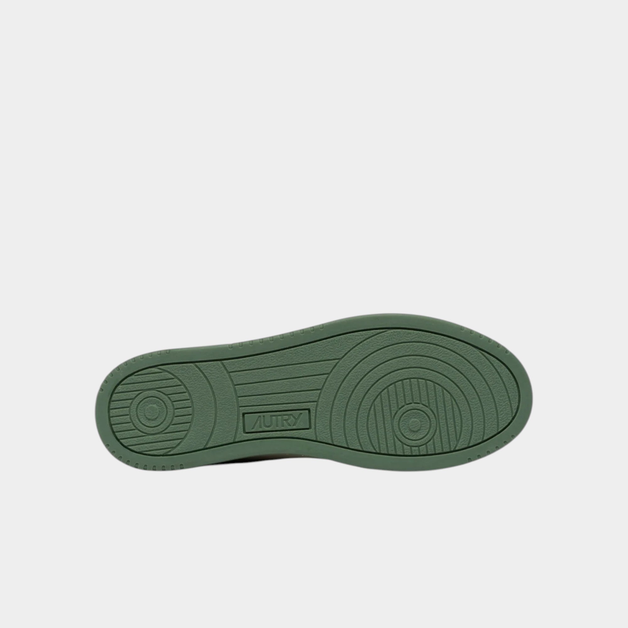 AUTRY - Autry Sneakers Medalist in pelle e suede - Grigio/Verde/4 - Hubert Humangoods